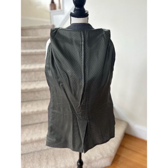 Jigsaw Grey/Black Micro Houndstooth Virgin Wool Blazer - Picture 7 of 10